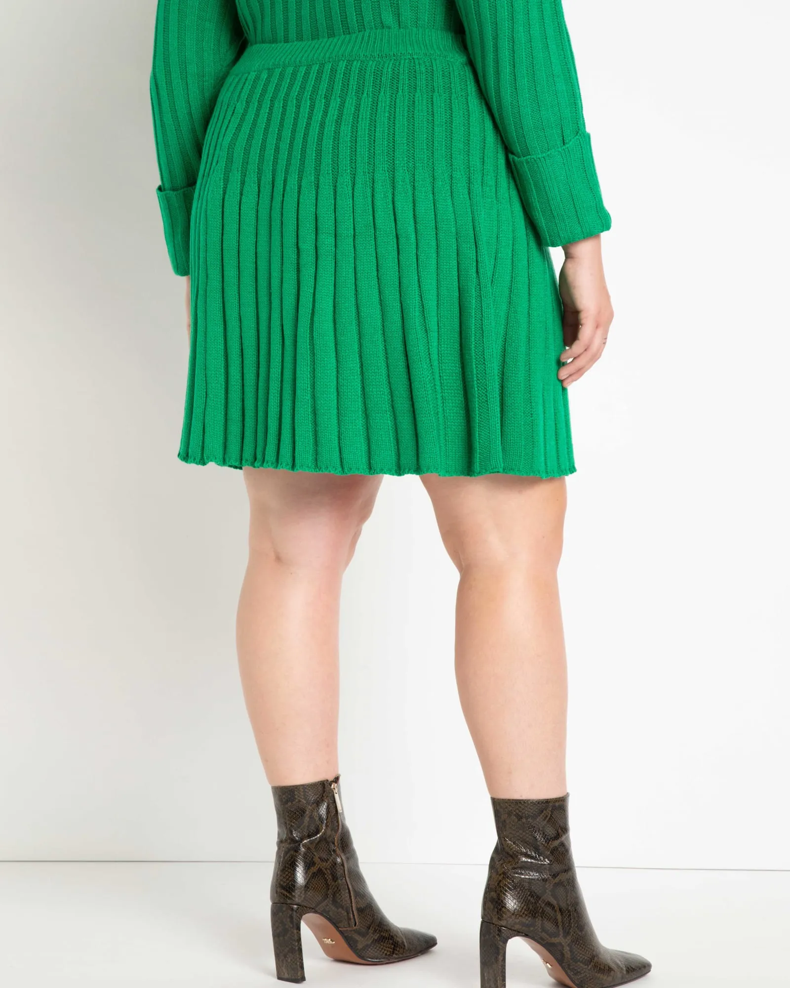 Rachel Mini Sweater Skirt | Jolly Green