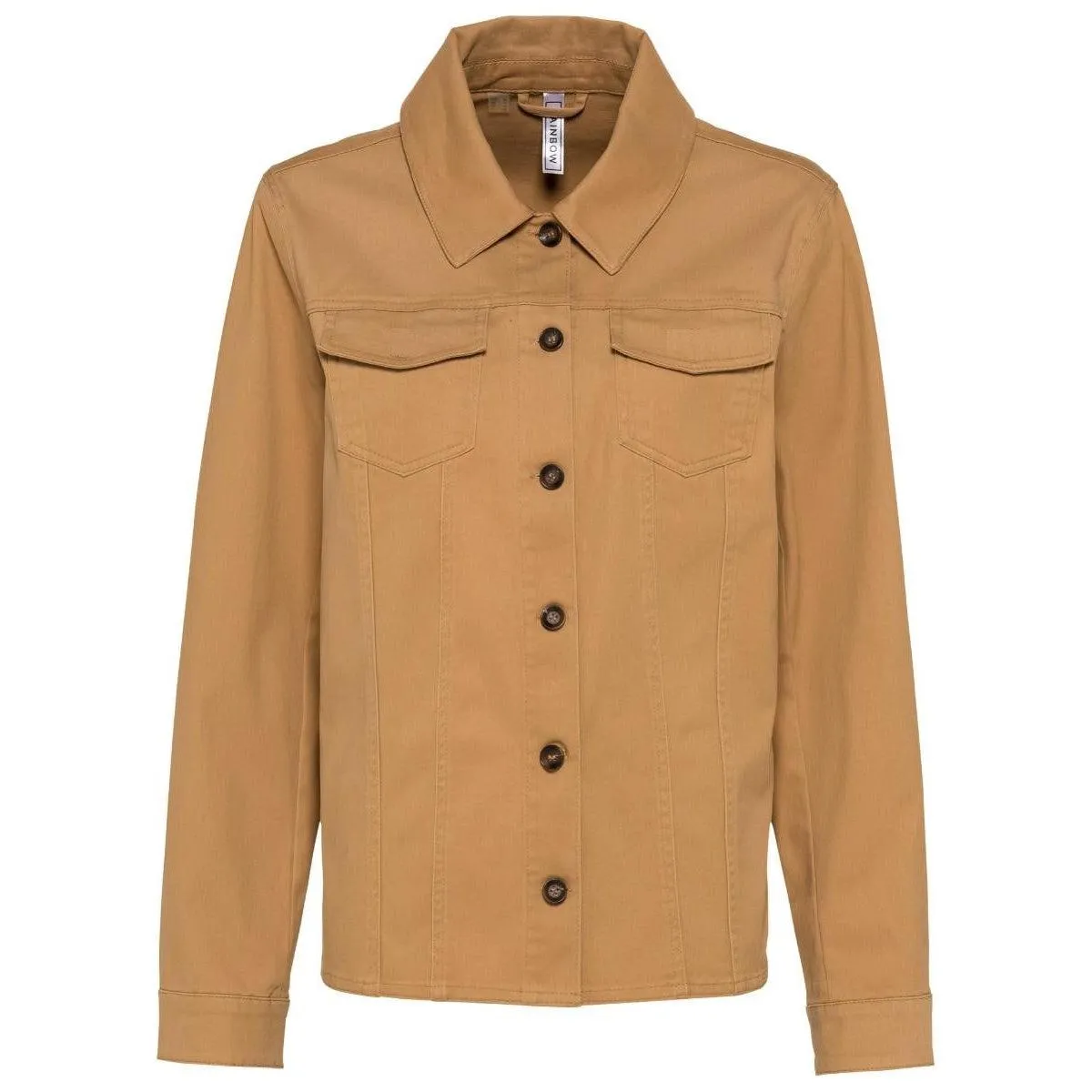 Rainbow Utility Cotton Jacket Biscuit UK 14