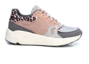 Refresh Womens Fashion Trainer - Pink / Grey