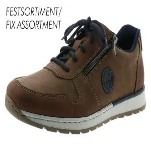 Rieker Mens Tan/Navy Casual Trainer B2114-24