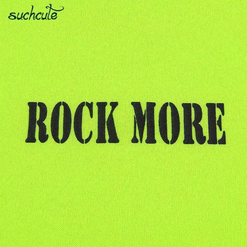 Rock More Sweatshirt - Neon Green