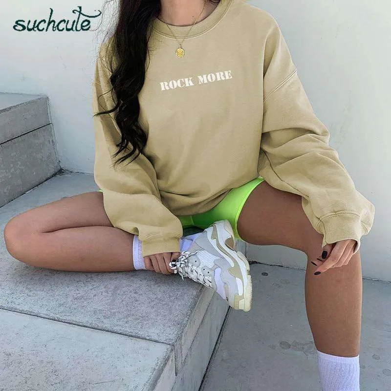 Rock More Sweatshirt - Neon Green