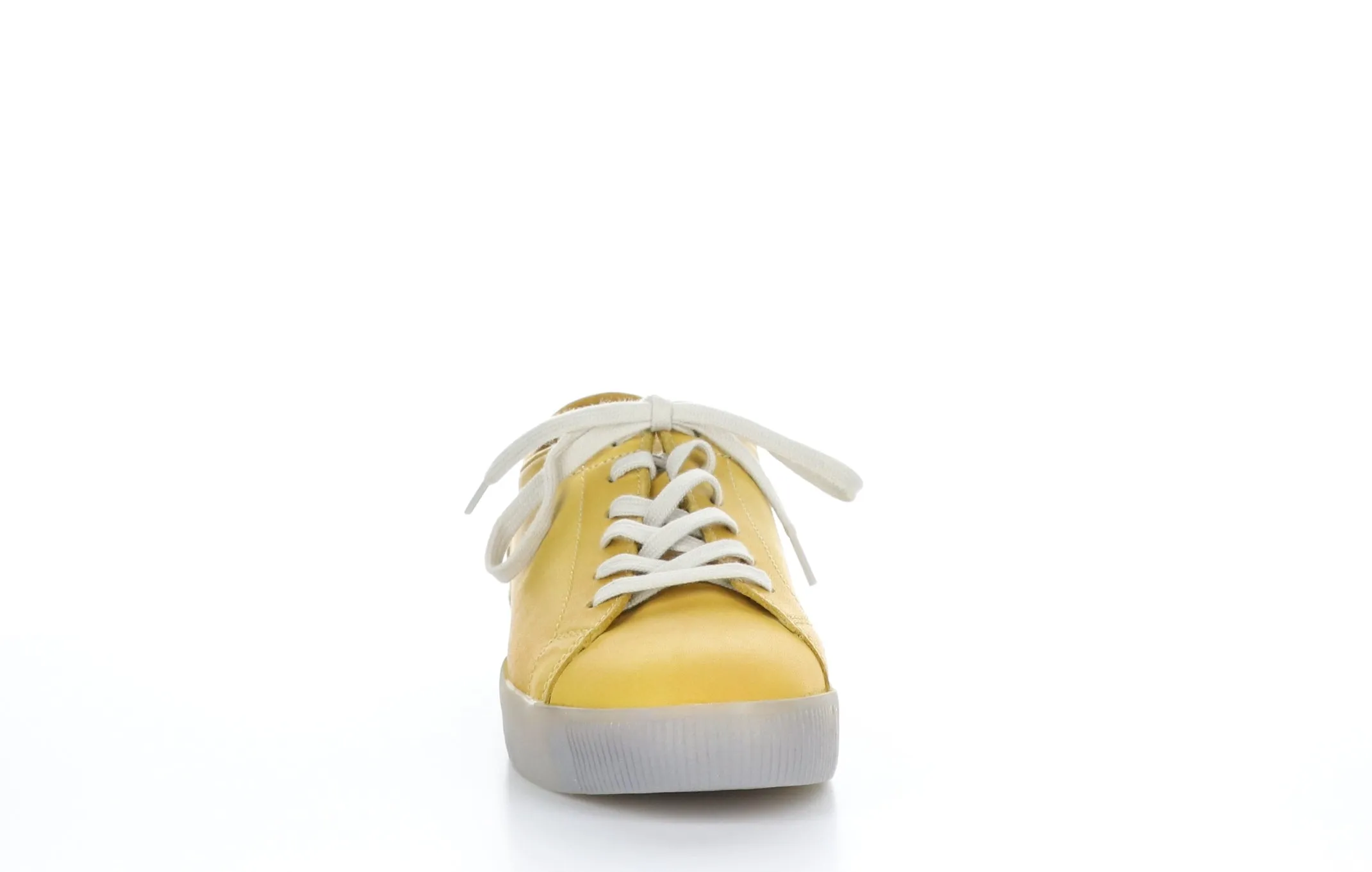 SADY584SOF Washed Yellow Lace-up Trainers