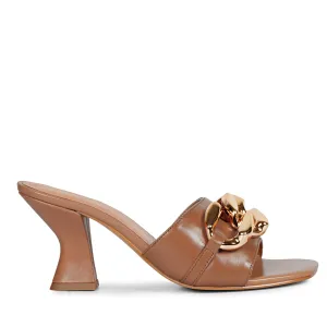 Saint Melissa Cuoio Leather Mid Slip On Heels