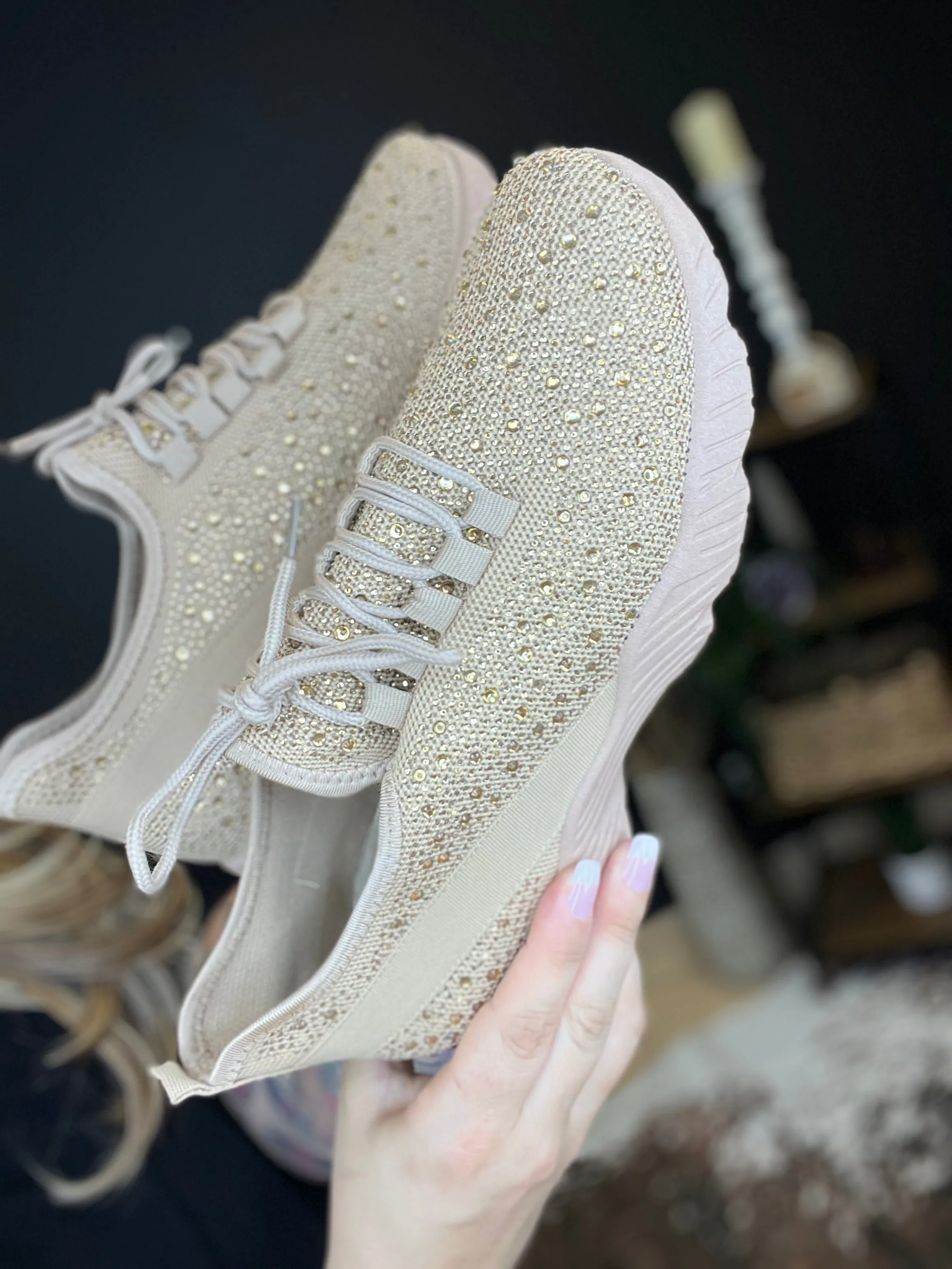 SALE* Iggy Rhinestone Sneakers