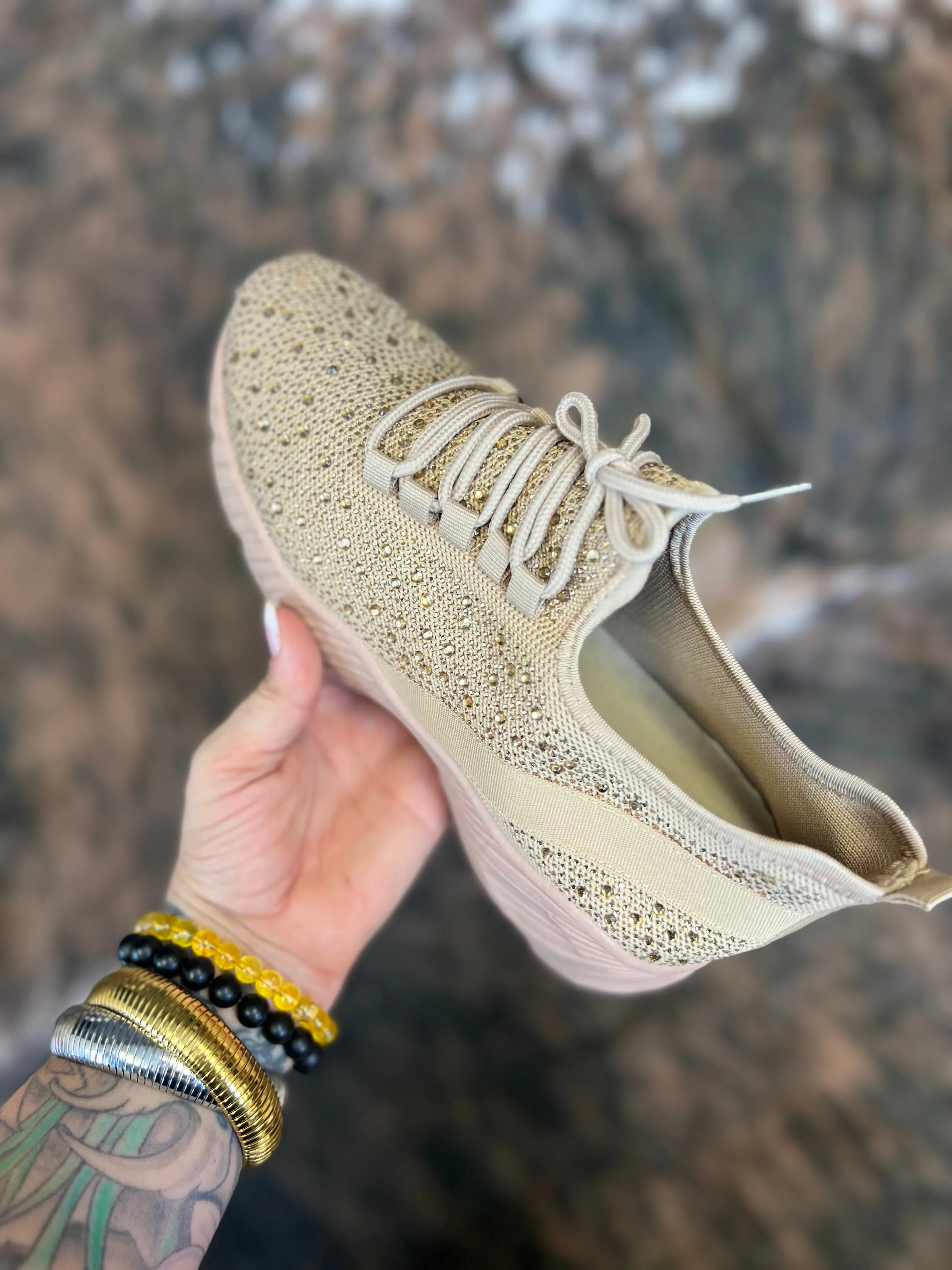 SALE* Iggy Rhinestone Sneakers
