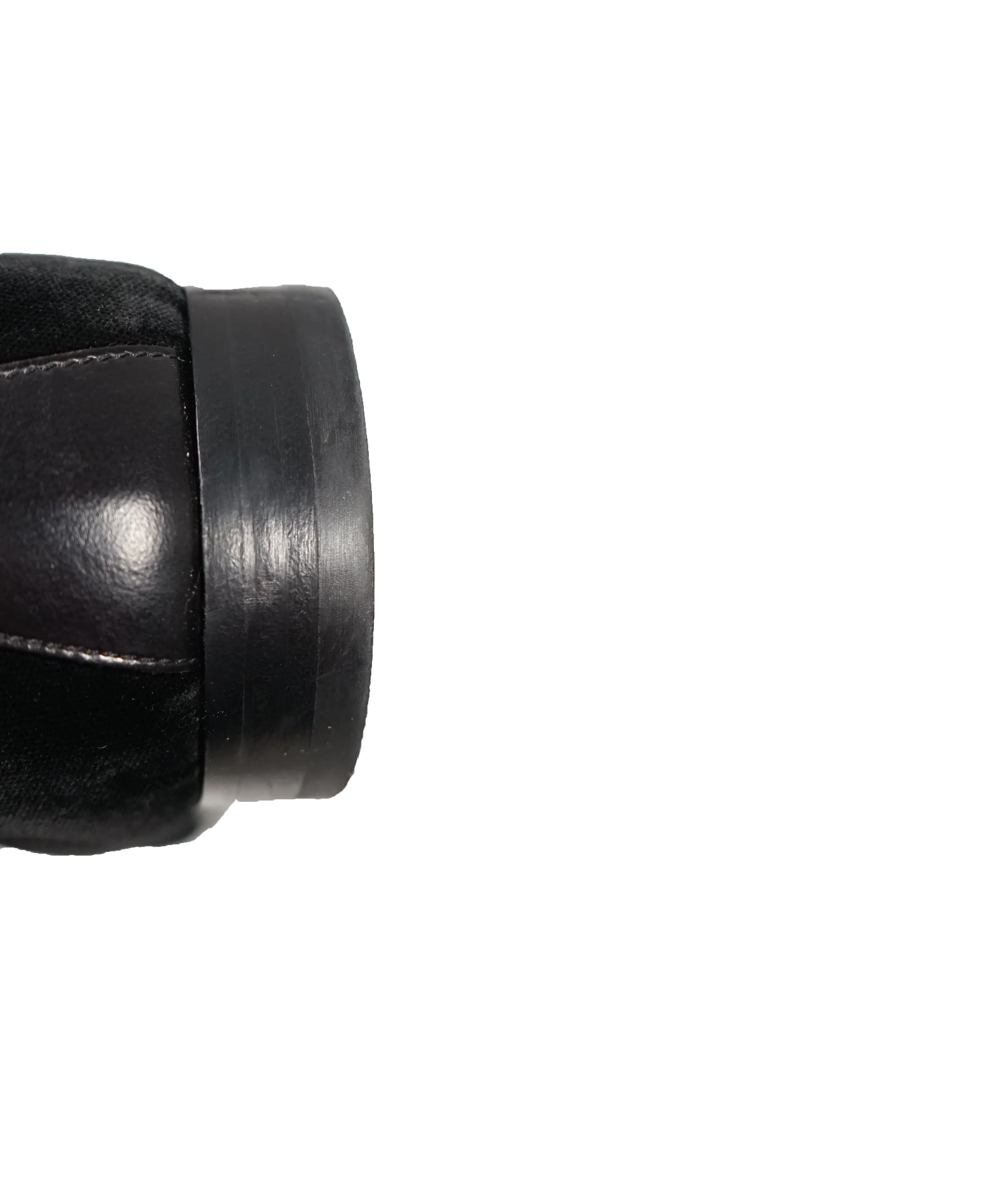 SALVATORE FERRAGAMO - Velvet "PARTY" Loafers In Black  - 11.5D