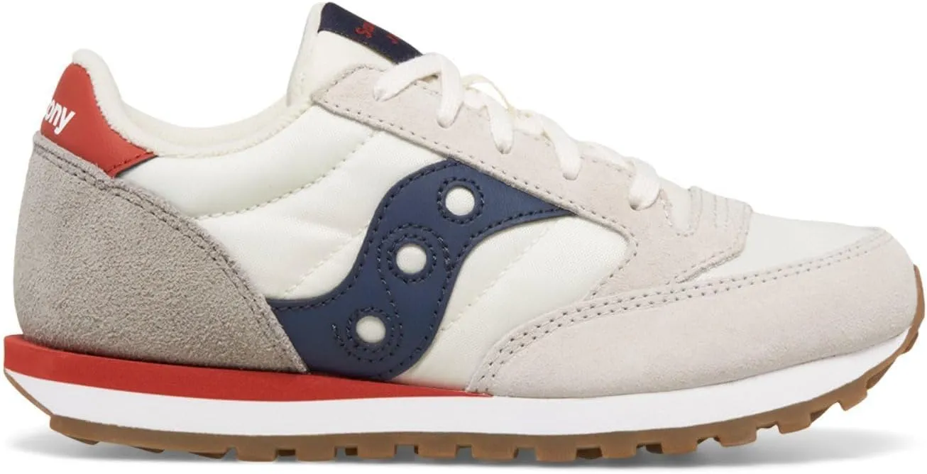Saucony Originals Jazz Original Kids Shoes  Textile and Leather Upper  Textile Lining  Round Toe Design