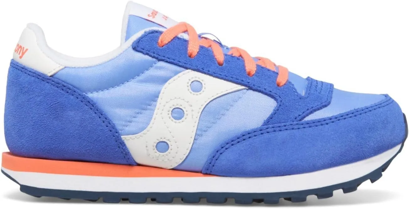 Saucony Originals Jazz Original Kids Shoes  Textile and Leather Upper  Textile Lining  Round Toe Design