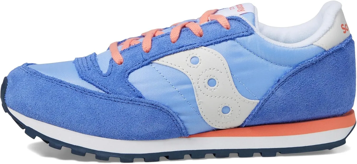 Saucony Originals Jazz Original Kids Shoes  Textile and Leather Upper  Textile Lining  Round Toe Design
