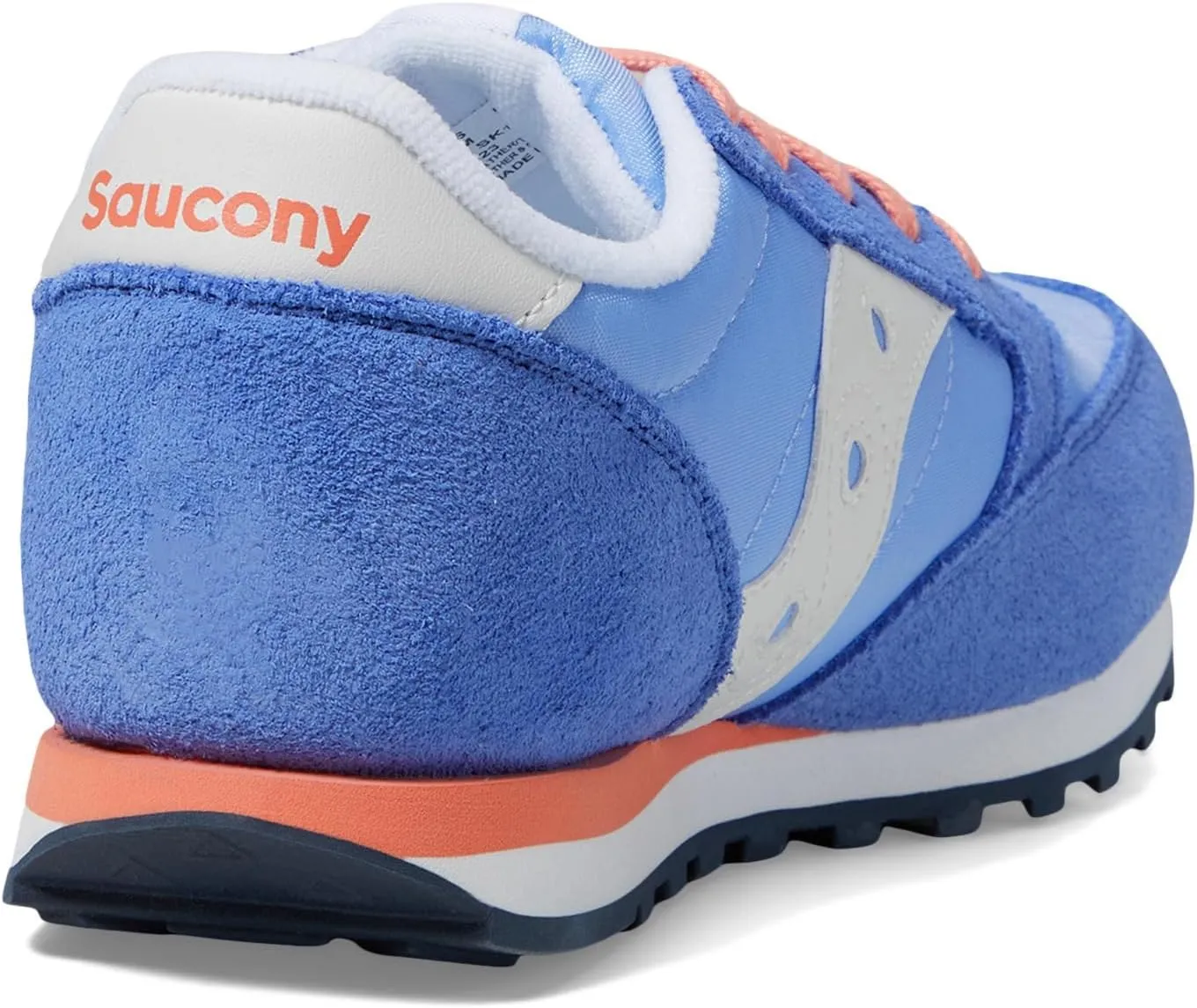 Saucony Originals Jazz Original Kids Shoes  Textile and Leather Upper  Textile Lining  Round Toe Design