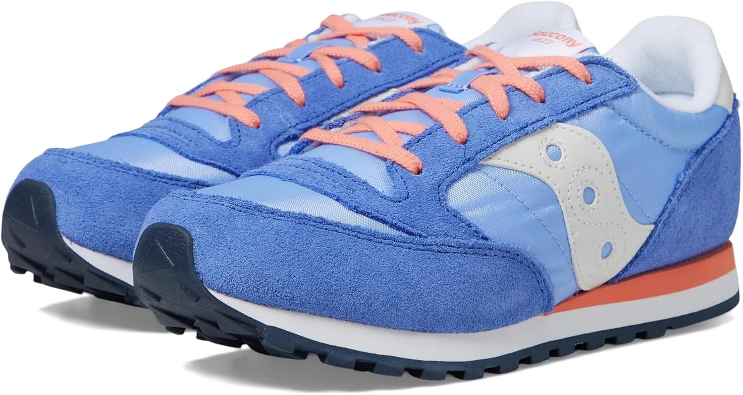 Saucony Originals Jazz Original Kids Shoes  Textile and Leather Upper  Textile Lining  Round Toe Design