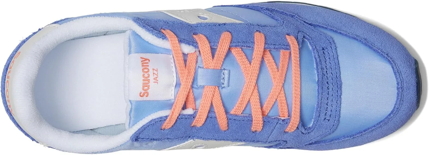 Saucony Originals Jazz Original Kids Shoes  Textile and Leather Upper  Textile Lining  Round Toe Design