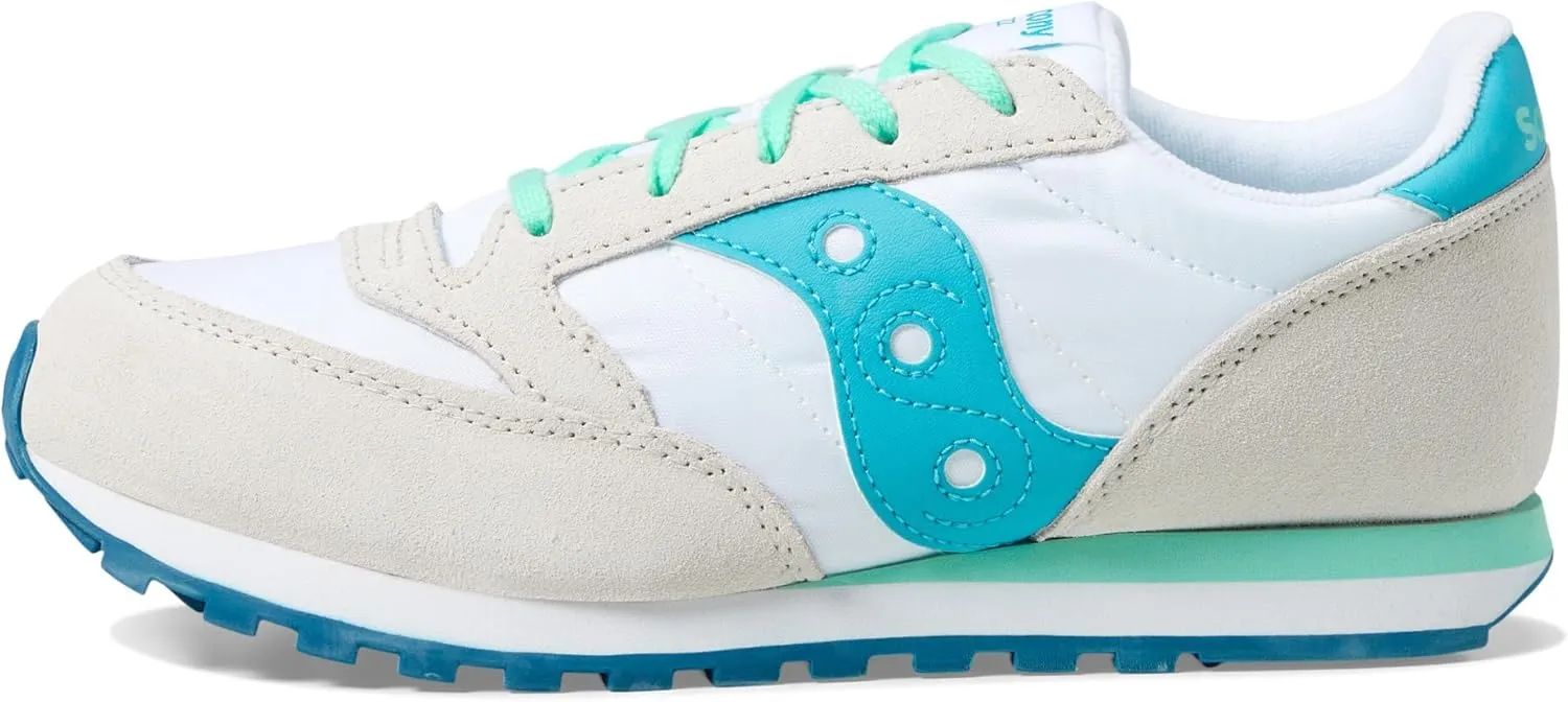 Saucony Originals Jazz Original Kids Shoes  Textile and Leather Upper  Textile Lining  Round Toe Design