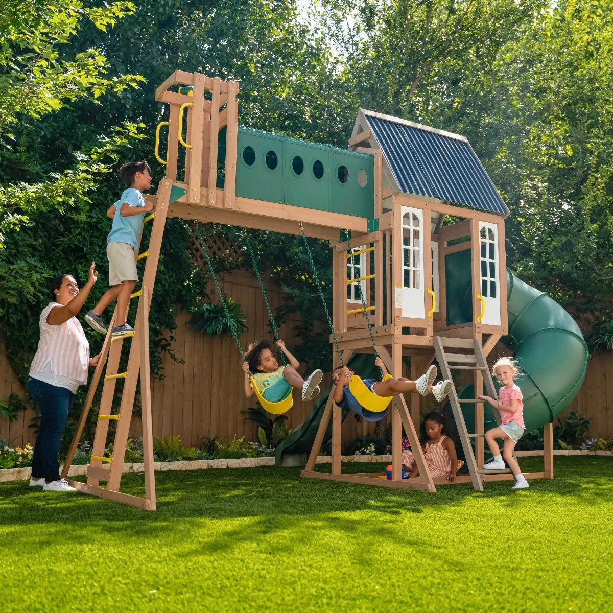 Skyway Resort Swing Set / Playset - Installation Included