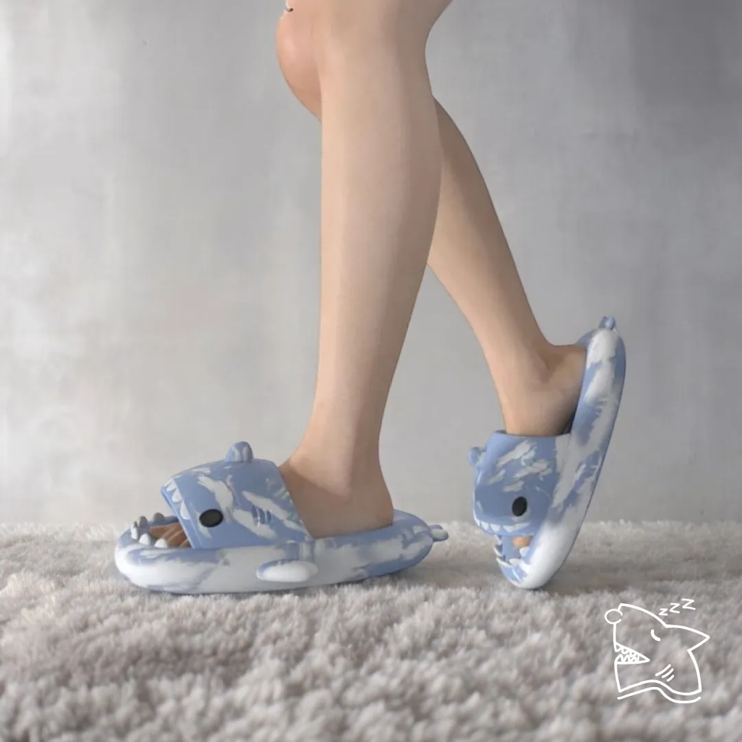 Sleepy Sharky™ Shark Slipper Sliders