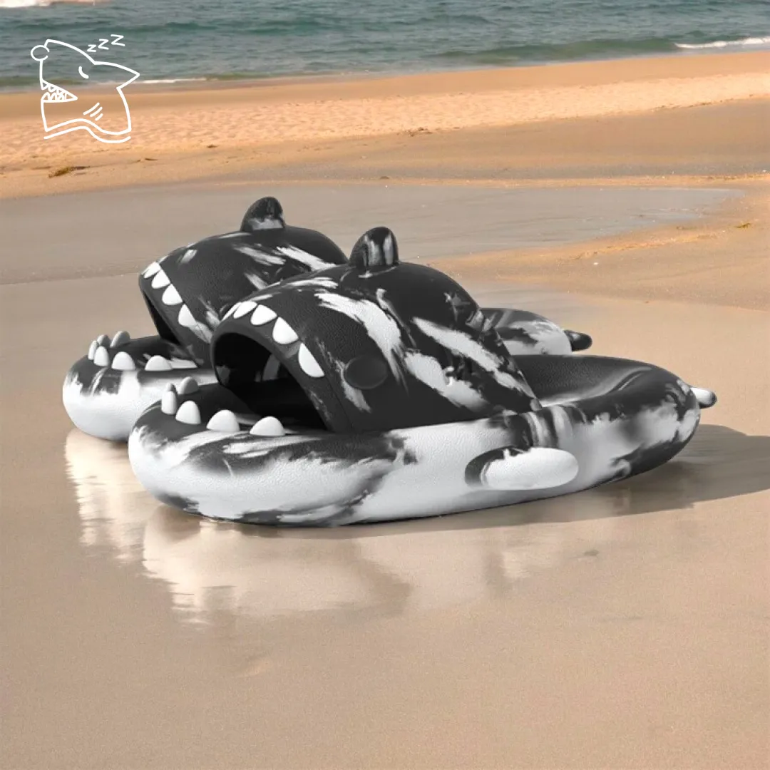Sleepy Sharky™ Shark Slipper Sliders
