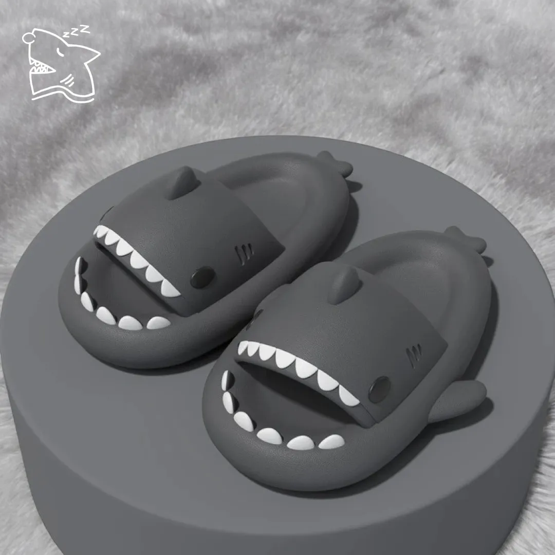 Sleepy Sharky™ Shark Slipper Sliders