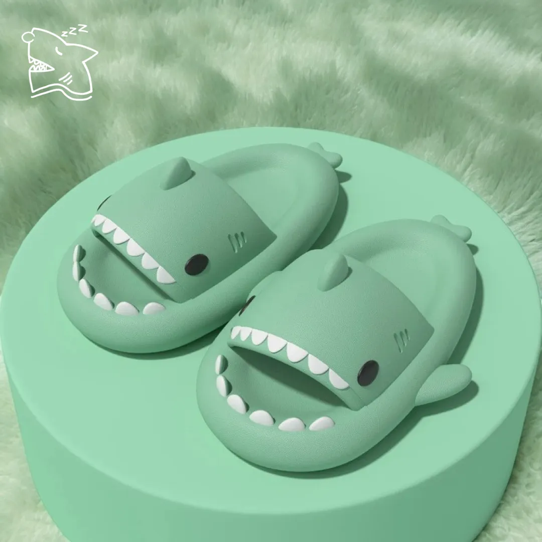 Sleepy Sharky™ Shark Slipper Sliders