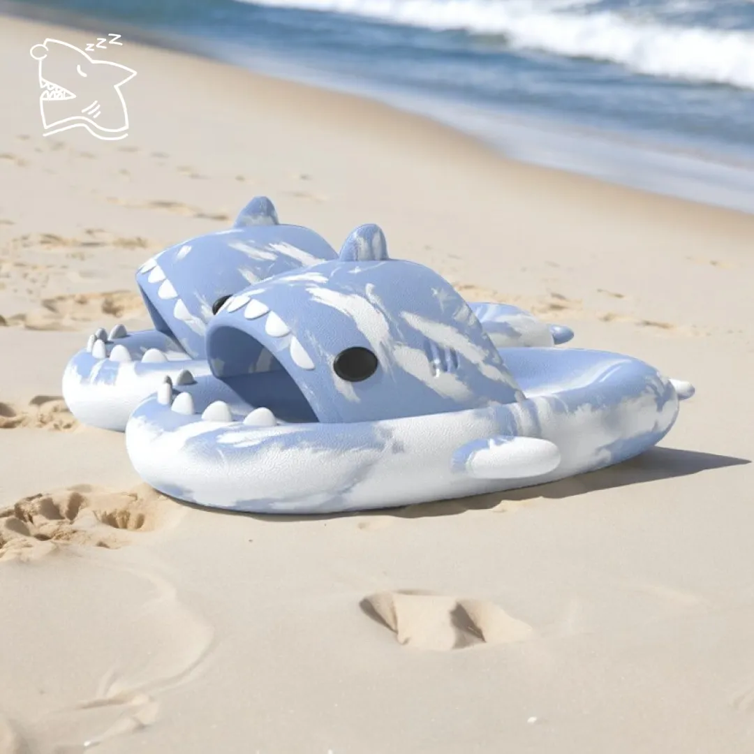 Sleepy Sharky™ Shark Slipper Sliders
