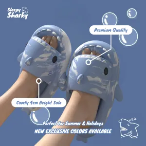 Sleepy Sharky™ Shark Slipper Sliders