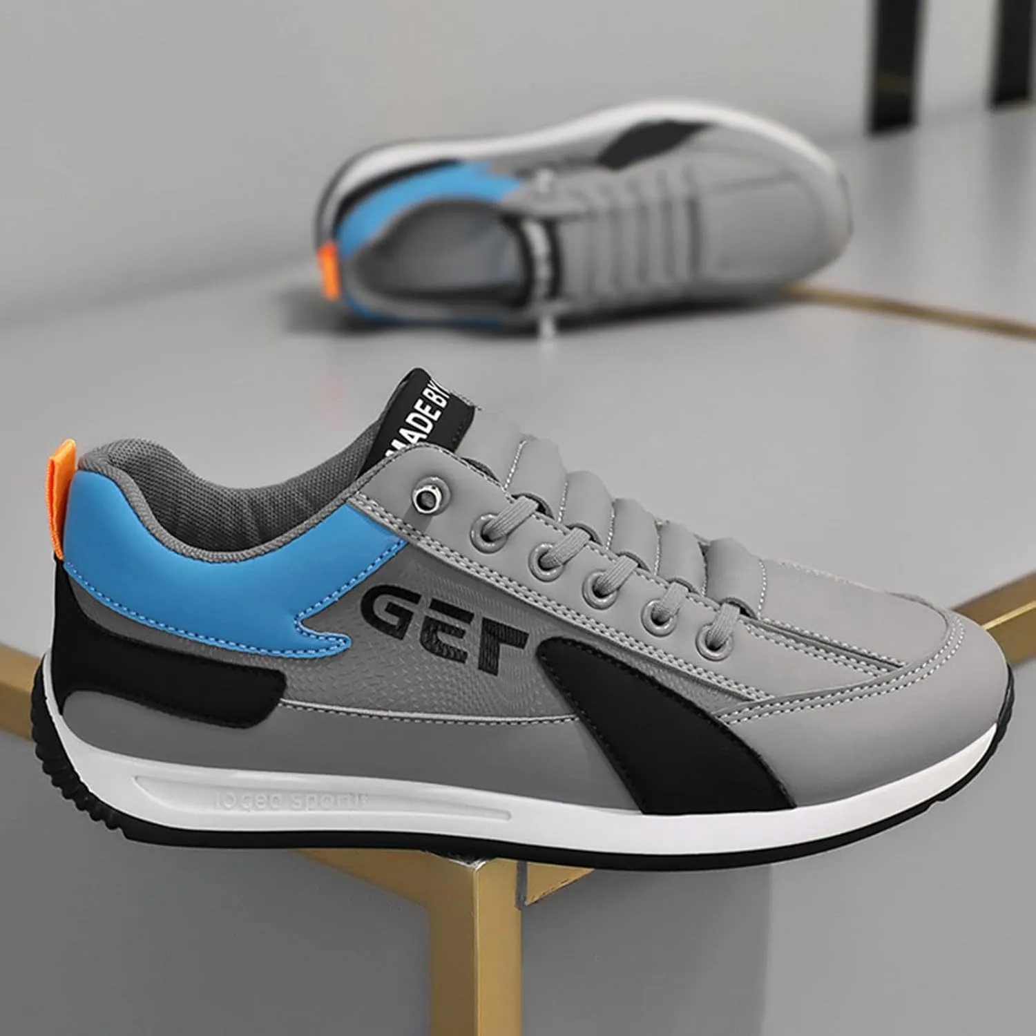 Slip on Walking Shoes for Men Comfortable Memory Foam Breathable Lightweight Fashion Sneakers Non Slip Arch Support Vacation Athletic Running Shoes