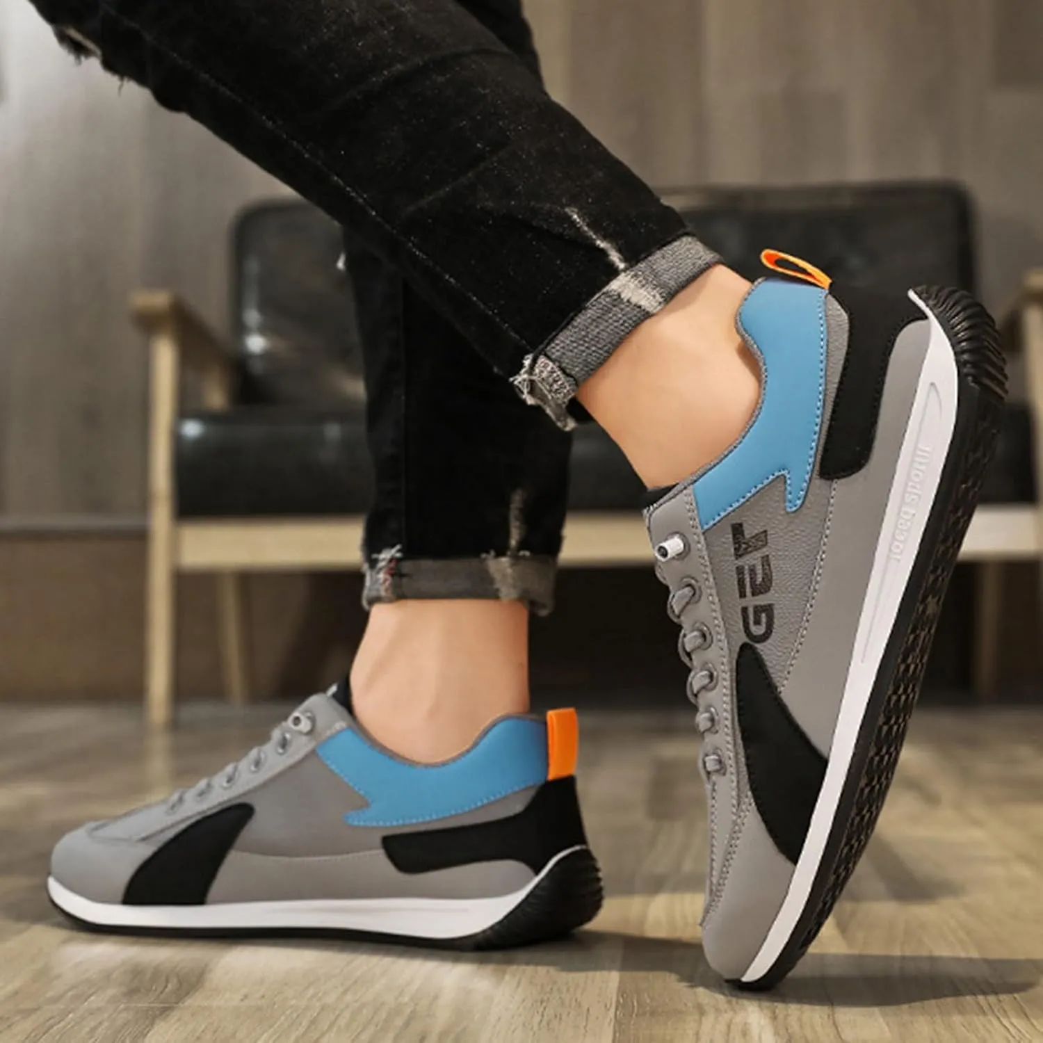 Slip on Walking Shoes for Men Comfortable Memory Foam Breathable Lightweight Fashion Sneakers Non Slip Arch Support Vacation Athletic Running Shoes