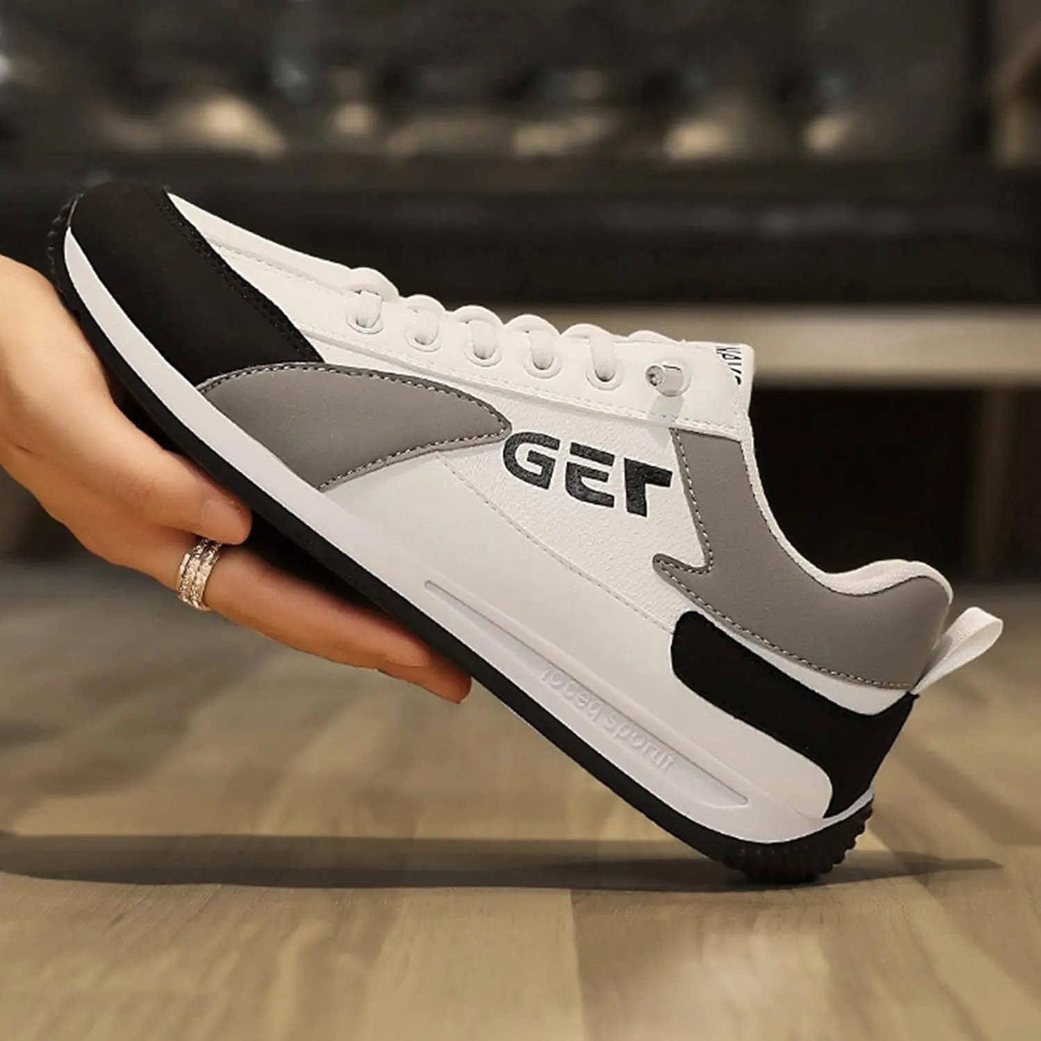 Slip on Walking Shoes for Men Comfortable Memory Foam Breathable Lightweight Fashion Sneakers Non Slip Arch Support Vacation Athletic Running Shoes