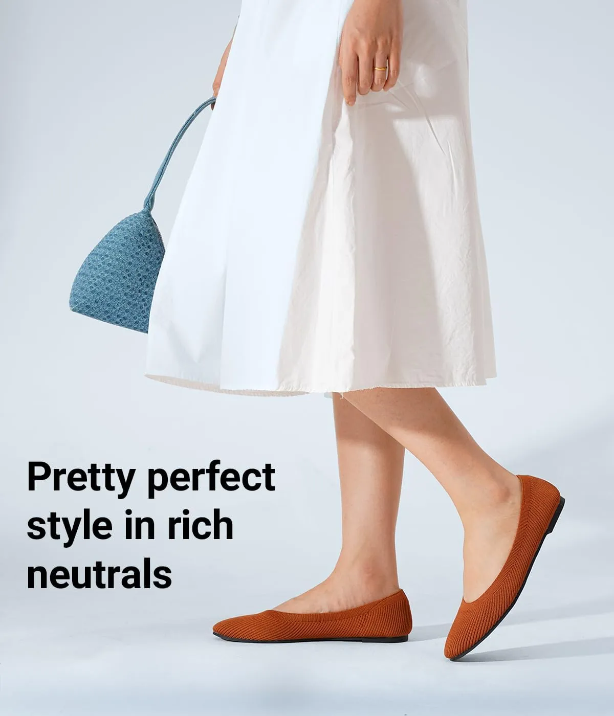 Slocyclub Flat Shoes for Women Classic Pointed Toe Slip On Ballet Shoes Knitted Texture Black Comfortable Dress Shoes
