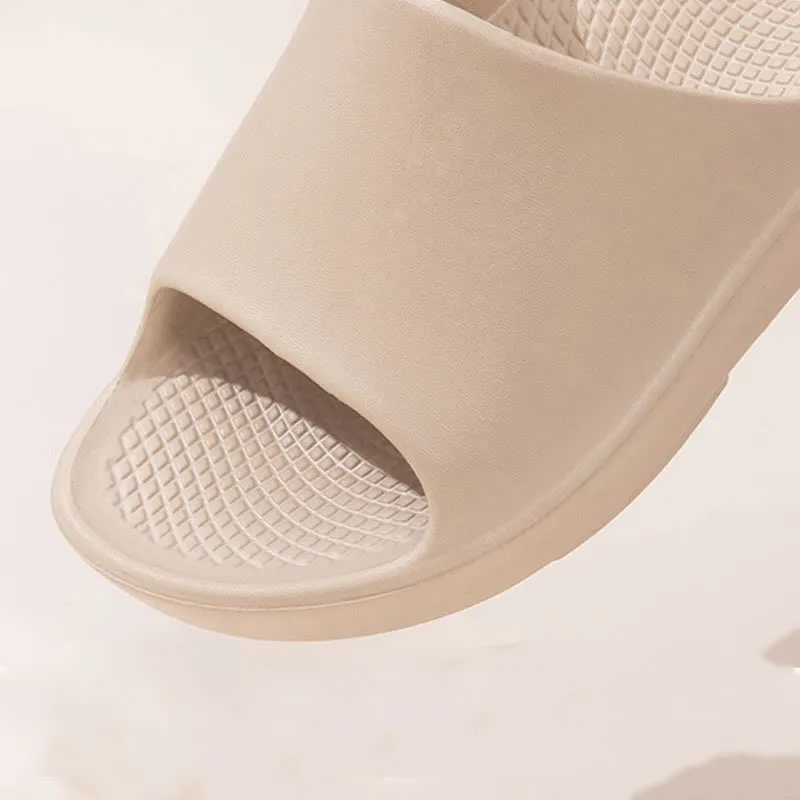 Solid Color Thick Sole Home EVA Slides