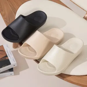 Solid Color Thick Sole Home EVA Slides