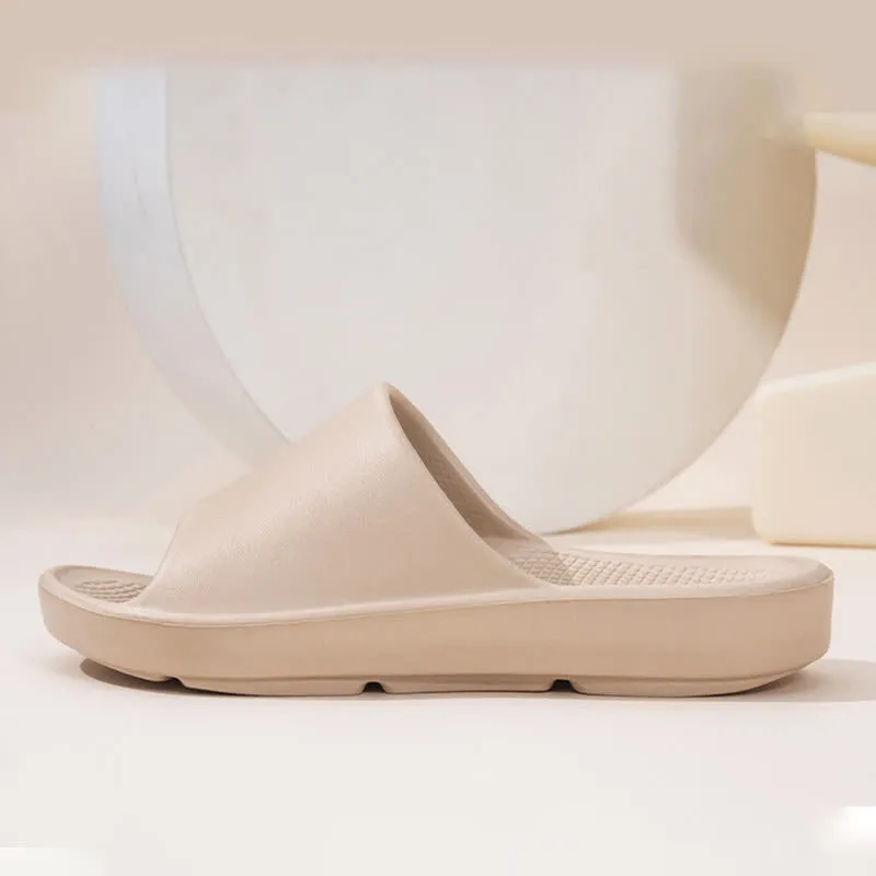 Solid Color Thick Sole Home EVA Slides