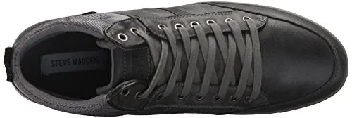 Steve Madden Men's Cartur Fashion Sneaker, Dark Grey, 9 US/US Size Conversion M US