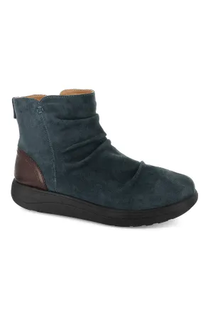 Strive Tempo Boots Navy Leather Zip Up Leather