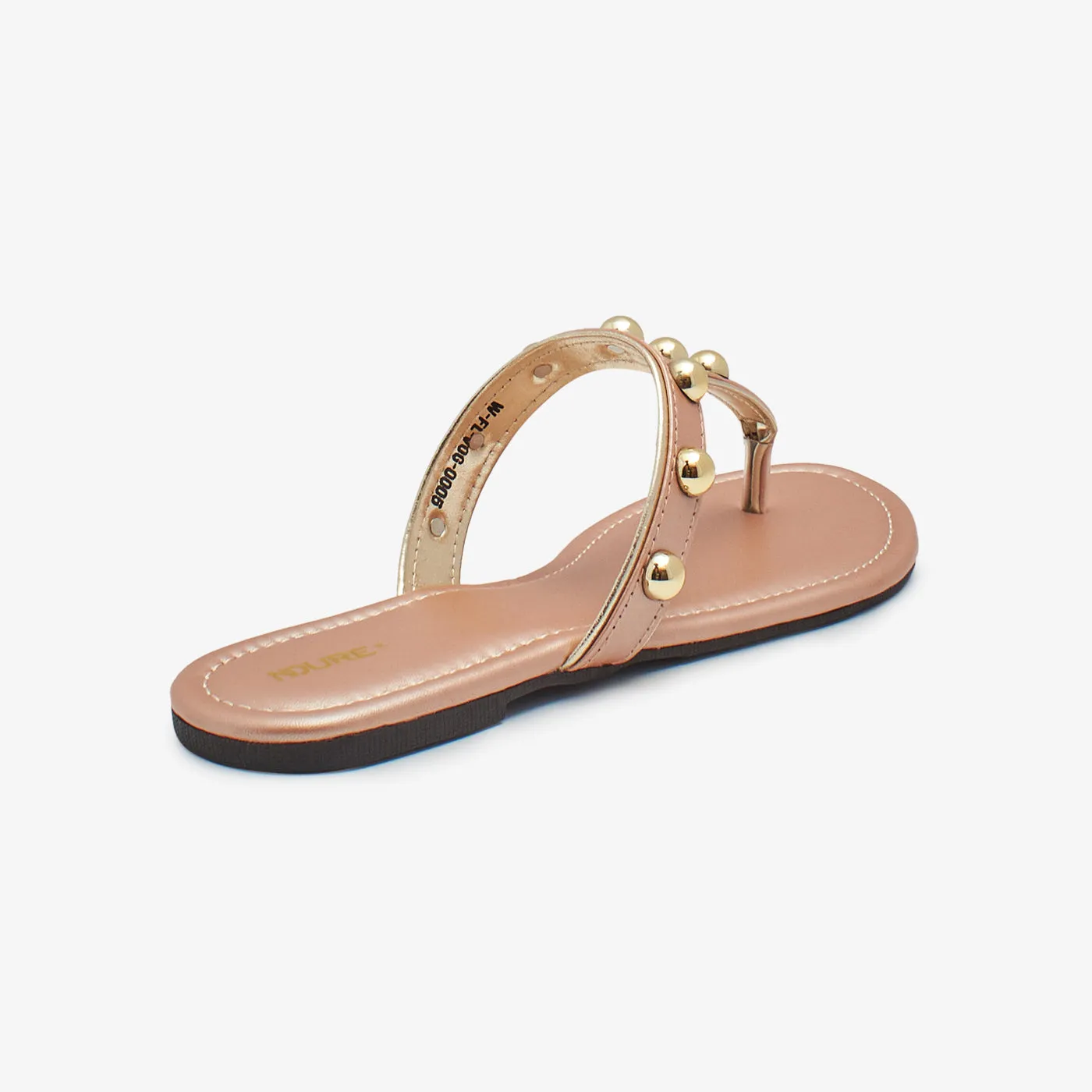 Studded Thong Women Chappals