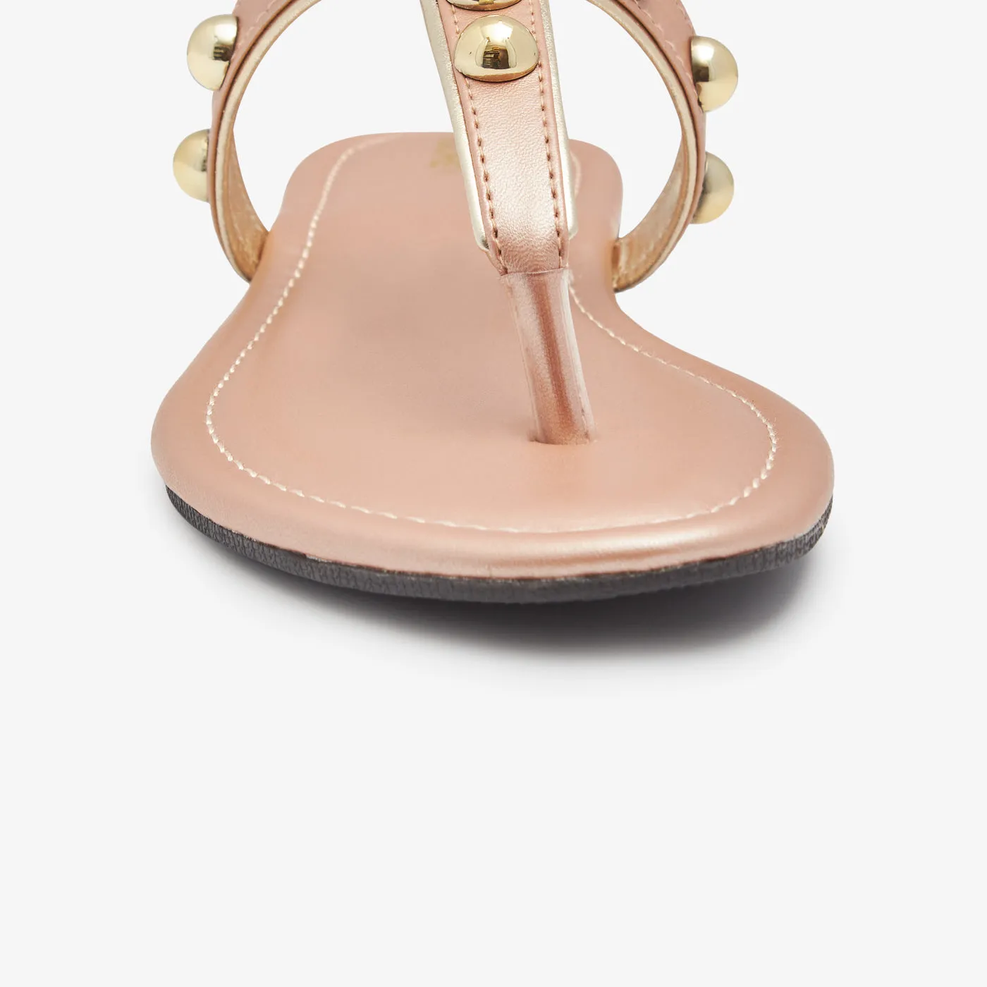 Studded Thong Women Chappals