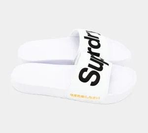 Superdry Classic Pool Slides MF310008A01C White S-XL