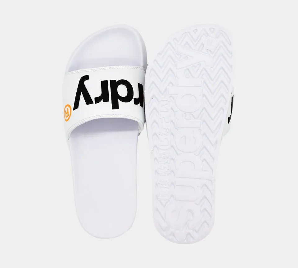 Superdry Classic Pool Slides MF310008A01C White S-XL