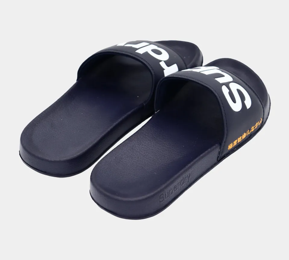 Superdry Classic Pool Slides MF310008AJUA Lauren Navy S-XL