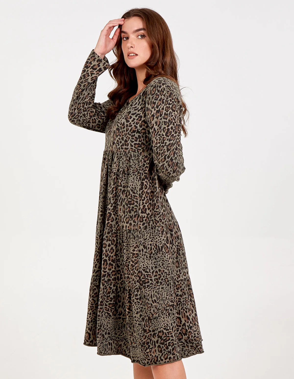 Tiered Oversized Tunic Dress