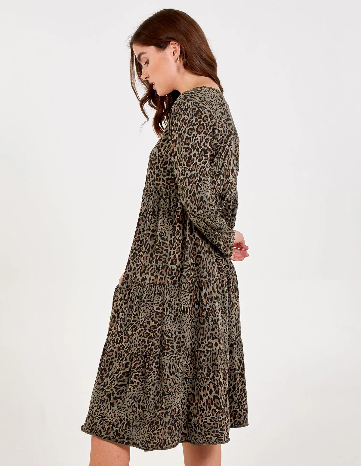 Tiered Oversized Tunic Dress