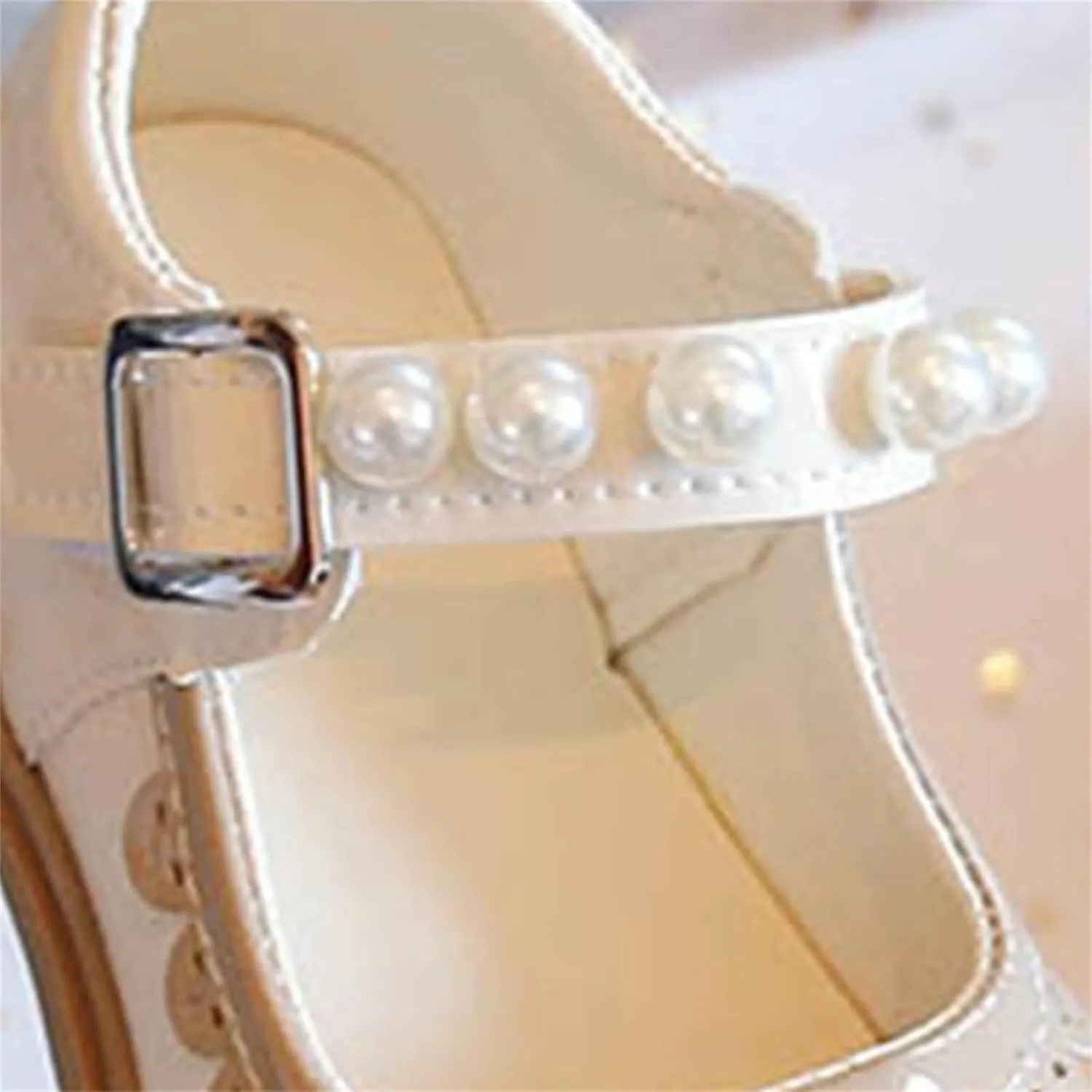 Toddler Baby Girls Dress Shoes Wedding Party School Ankle Strap Ballet Flats Shoes Little Girls Flower Girl Shoes