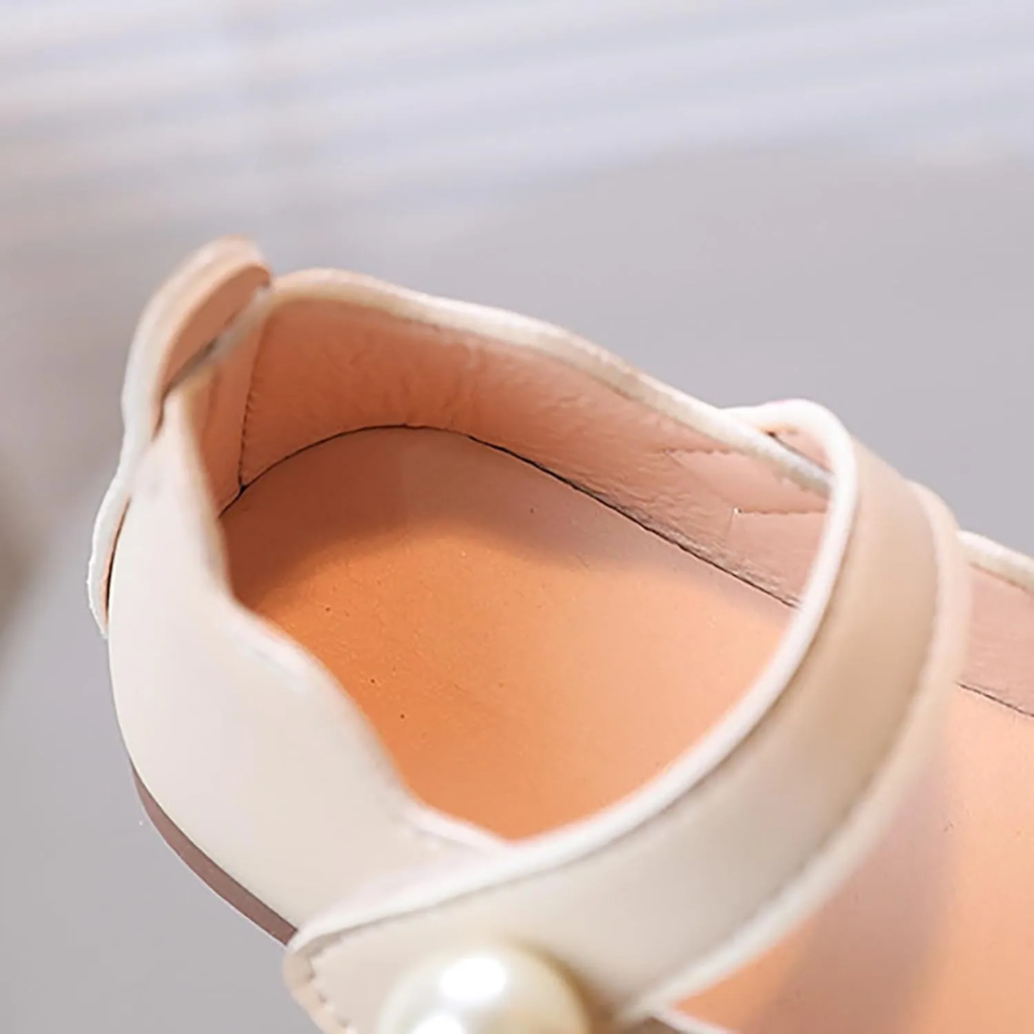 Toddler Flower Girls Dress Shoes, Mary Jane Ballet Flats for Party School Wedding Low Heels Baby Dress Shoes Girl