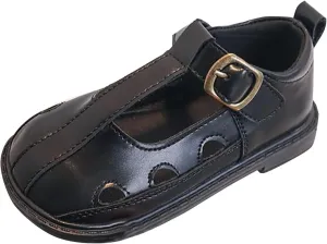 Toddler Girl Mary Jane Dress Shoes Hollowed Slip On Shoes School Oxford Flats for Girl T-Strap Party Shoes