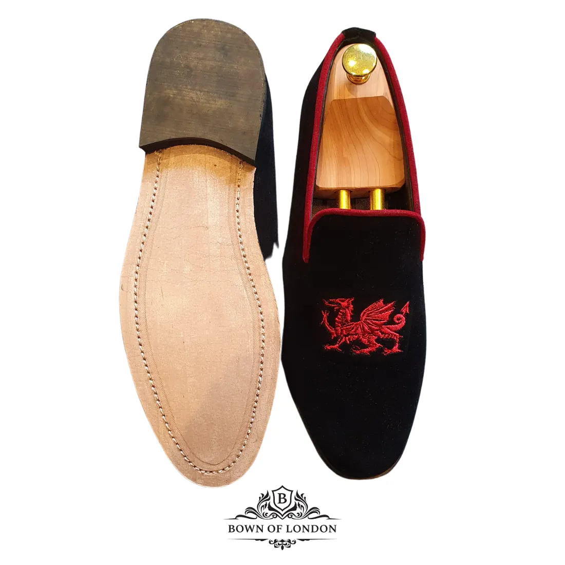Velvet Loafer/Slipper Shot Through The Heart