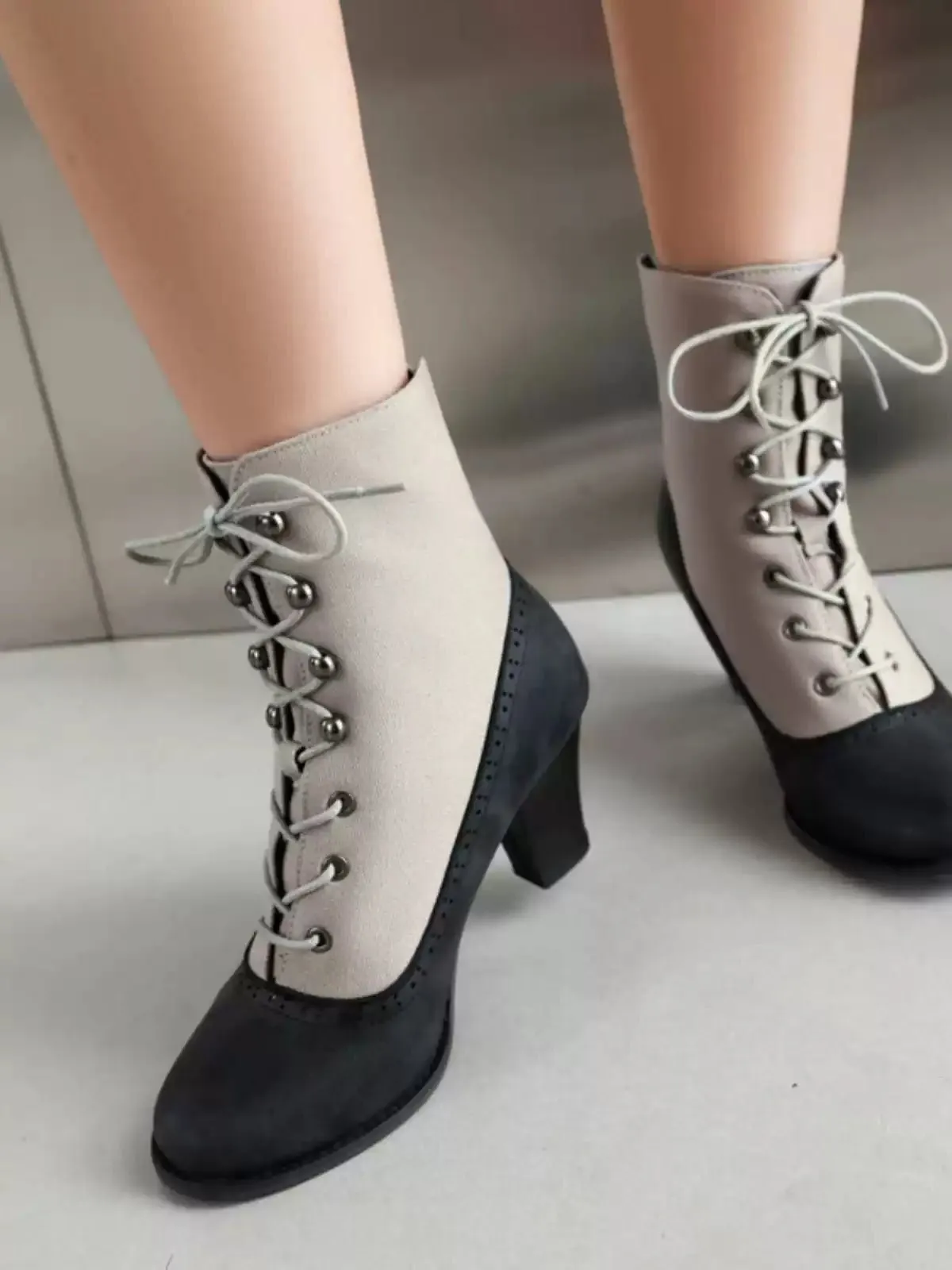 Victorian Lace-Up Boots - Handmade Vintage Inspired Historical Footwear