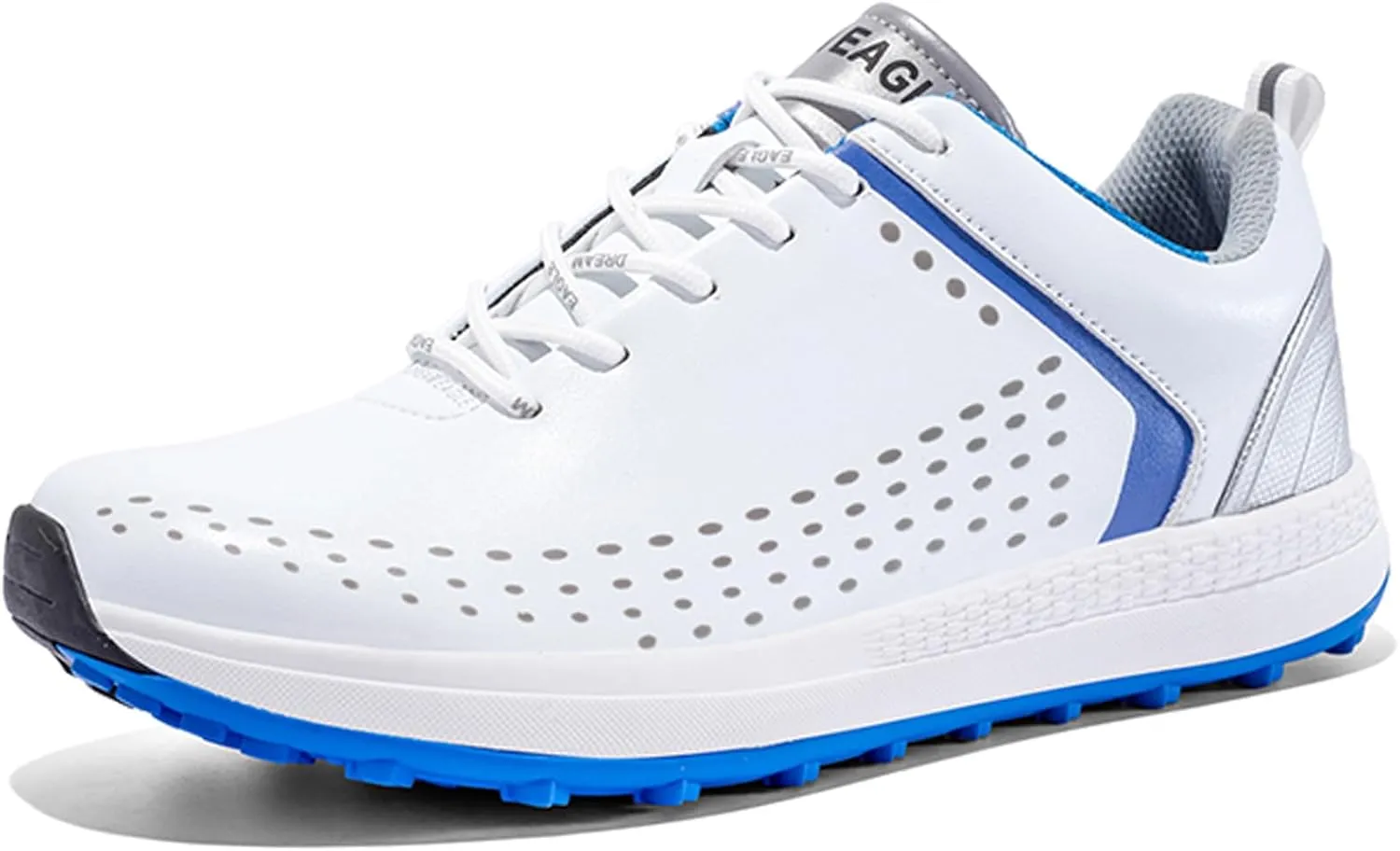 Waterproof Golf Shoes for Mens Fashion Spikeless Outdoor Golf Sport Sneakers Water-Resistant Non-Slip Trainers Golfing