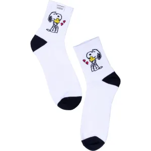 White Snoopy Ladies Socks
