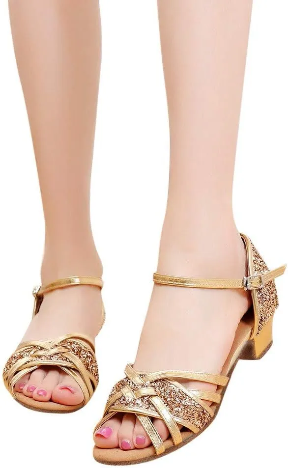 Women Fashion Dancing Prom Ballroom Latin Dance Shoes Sandals Flip Flops That Fold Shoes