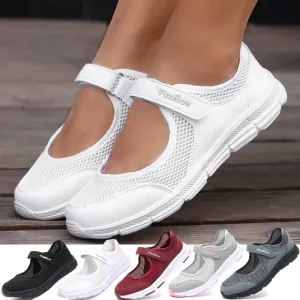 Womens Fashion Casual Running Shoes Women Sneakers Weave Mesh Fabric Comfortable Flats Shoes